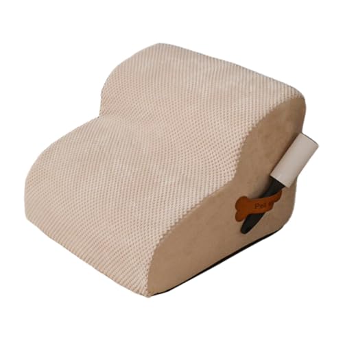 Colcolo Hundetreppe für kleine Hunde Hunderampe 2 Schritt für Couch für hohe Bett Bequeme weiche Haustier Rampe Haustier Schritt Hund Schritt für Sofa Welpe, Beige Colcolo Hundetreppe für kleine Hunde Hunderampe 2 Schritt für Couch für hohe Bett Bequeme weiche Haustier Rampe Haustier Schritt Hund Schritt für Sofa Welpe, Beige von Colcolo