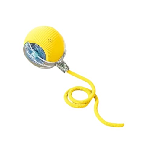 Colcolo Interaktiver Katzenspielzeugball, rollender Ball, süß, lustig, leicht, Haustierball, automatische Bewegung für Kätzchen, Katzen, Hunde im Innenbereich, Gelb Colcolo Interaktiver Katzenspielzeugball, rollender Ball, süß, lustig, leicht, Haustierball, automatische Bewegung für Kätzchen, Katzen, Hunde im Innenbereich, Gelb von Colcolo