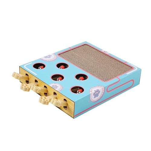 Colcolo Interaktives Katzenspielzeug „Whack A Moles“, witzig, leicht, interaktives Katzenspielzeug aus Wellpappe, für die Bewegung von Kätzchen Colcolo Interaktives Katzenspielzeug „Whack A Moles“, witzig, leicht, interaktives Katzenspielzeug aus Wellpappe, für die Bewegung von Kätzchen von Colcolo