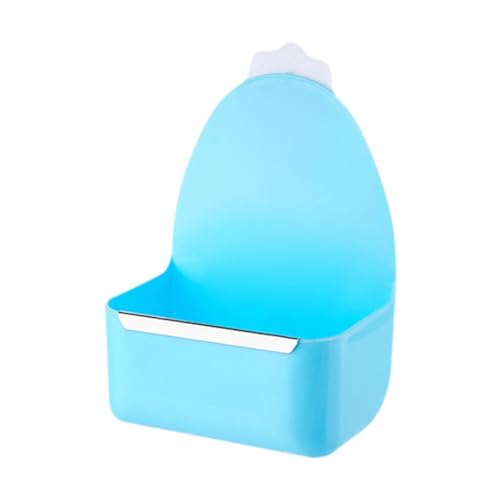 Colcolo Kaninchenkäfig, hängender Futternapf, Wassernapf, praktische Haltbarkeit, Anti-Kau-Futterspender, Kaninchen-Futternapf für, Blau von Colcolo