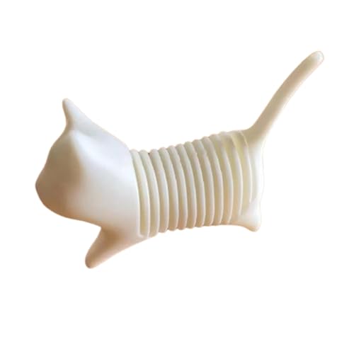 Colcolo Katzen-Federspielzeug für Hauskatzen, zum Spielen, tragbare Trainingssimulation, in Tierform, Haustiergeschenke, Katzenspielzeug, interaktives, Weiß Colcolo Katzen-Federspielzeug für Hauskatzen, zum Spielen, tragbare Trainingssimulation, in Tierform, Haustiergeschenke, Katzenspielzeug, interaktives, Weiß von Colcolo