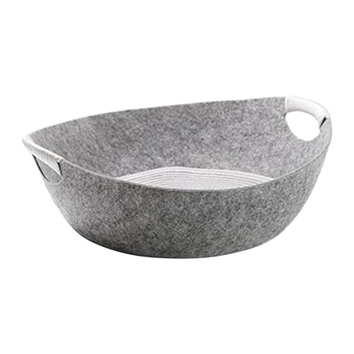 Colcolo Katzenbett, Haustiernest, Haustierbedarf, Schlafen und Spielen, atmungsaktives, leichtes Haustierbett aus Filz, Kratzmatte, Bett, für Hauskatzen, grau Colcolo Katzenbett, Haustiernest, Haustierbedarf, Schlafen und Spielen, atmungsaktives, leichtes Haustierbett aus Filz, Kratzmatte, Bett, für Hauskatzen, grau von Colcolo