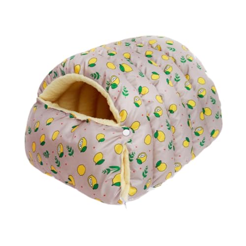 Colcolo Katzenbett für Hauskatzen, geschlossen, Katzenhaus, Katzenversteck, weiches, bequemes Katzennest, Haustierbett für Katzen, Hunde, Welpen, Lemon L Colcolo Katzenbett für Hauskatzen, geschlossen, Katzenhaus, Katzenversteck, weiches, bequemes Katzennest, Haustierbett für Katzen, Hunde, Welpen, Lemon L von Colcolo