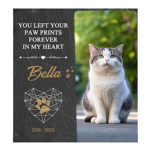 Colcolo Katzengefühl Steinhund Grabstein eingraviert in Loving Pet Loss Sympathy Geschenkfriedhof Dekoration 6 Zoll Grab Marker, Square Style C Colcolo Katzengefühl Steinhund Grabstein eingraviert in Loving Pet Loss Sympathy Geschenkfriedhof Dekoration 6 Zoll Grab Marker, Square Style C von Colcolo