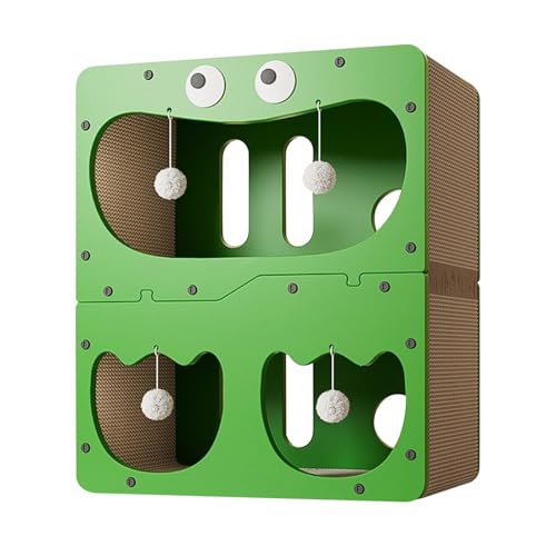 Colcolo Katzenhaus aus Karton, Lounge-Möbelschutz, zum Trainieren und Spielen, Spielhaus, Kratzbrett für Kleintiere, Haustiergeschenk Colcolo Katzenhaus aus Karton, Lounge-Möbelschutz, zum Trainieren und Spielen, Spielhaus, Kratzbrett für Kleintiere, Haustiergeschenk von Colcolo