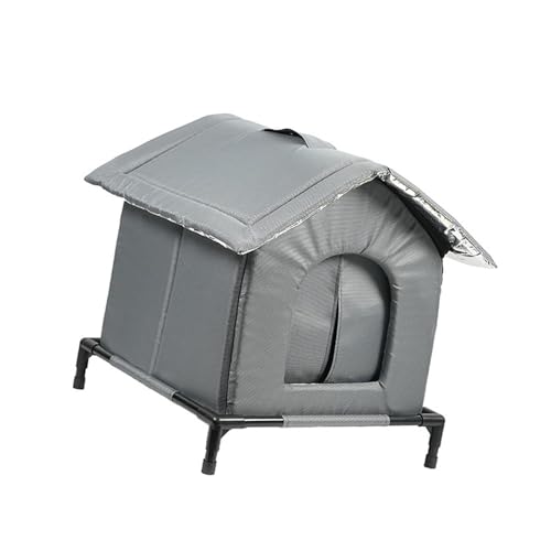 Colcolo Katzenhaus für draußen, Warmer Schutz, erhöhte Füße, Tierbedarf, Unterschlupf für streunende Katzen für den für Winter, Garten, Scheune, XL Colcolo Katzenhaus für draußen, Warmer Schutz, erhöhte Füße, Tierbedarf, Unterschlupf für streunende Katzen für den für Winter, Garten, Scheune, XL von Colcolo