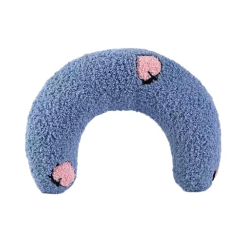 Colcolo Katzenkissen, Katzen-Nackenkissen, Stickmuster, süßes, weiches, waschbares Hundebettkissen, Schlafkissen für Welpen, Katzen, Hunde und Kätzchen, Blau Colcolo Katzenkissen, Katzen-Nackenkissen, Stickmuster, süßes, weiches, waschbares Hundebettkissen, Schlafkissen für Welpen, Katzen, Hunde und Kätzchen, Blau von Colcolo
