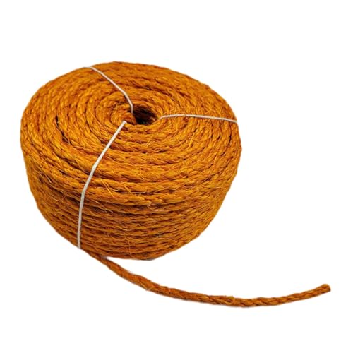 Colcolo Katzenkratzbaum Sisalschnur Seil Katzenkratzbaum Seil DIY Wickelmöbel Interaktives Spielzeug Geschenke Handgefertigtes Hochleistungshanfseil, 50M Colcolo Katzenkratzbaum Sisalschnur Seil Katzenkratzbaum Seil DIY Wickelmöbel Interaktives Spielzeug Geschenke Handgefertigtes Hochleistungshanfseil, 50M von Colcolo