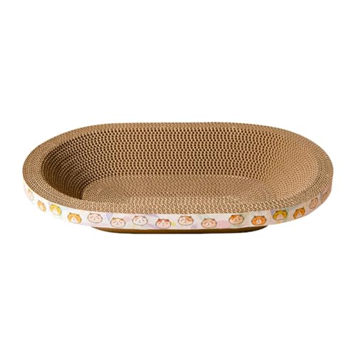Colcolo Katzenkratzbett aus Pappe, Kratzbrett für Hauskatzen, Katzenloungebett, Katzennest zum Schutz von Möbeln, Mittel Colcolo Katzenkratzbett aus Pappe, Kratzbrett für Hauskatzen, Katzenloungebett, Katzennest zum Schutz von Möbeln, Mittel von Colcolo