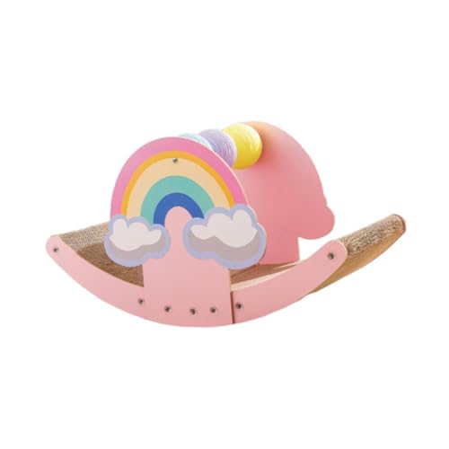 Colcolo Katzenkratzbrett, Katzenliege, Zubehör, bequemer, multifunktionaler Katzenkratzbrett, Katzenkrallen-Schleifstuhl für Kätzchen, Regenbogen Colcolo Katzenkratzbrett, Katzenliege, Zubehör, bequemer, multifunktionaler Katzenkratzbrett, Katzenkrallen-Schleifstuhl für Kätzchen, Regenbogen von Colcolo