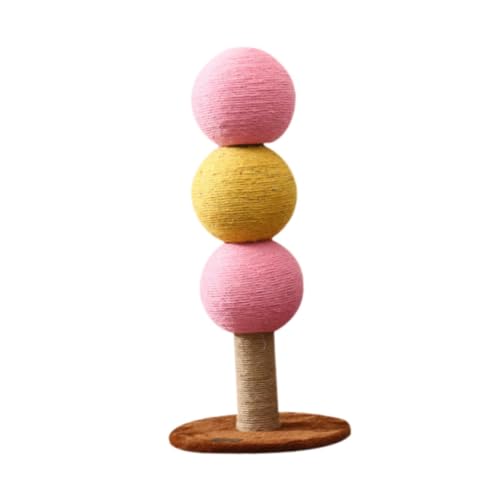 Colcolo Katzenkratzen nach Kätzchen Kratzer Tanghulu -Form vertikaler Haustierspielzeug Kätzchen Kratzposten für Katzen zum Mahlen von Pfoten ruhen, Gelb Rosa Colcolo Katzenkratzen nach Kätzchen Kratzer Tanghulu -Form vertikaler Haustierspielzeug Kätzchen Kratzposten für Katzen zum Mahlen von Pfoten ruhen, Gelb Rosa von Colcolo