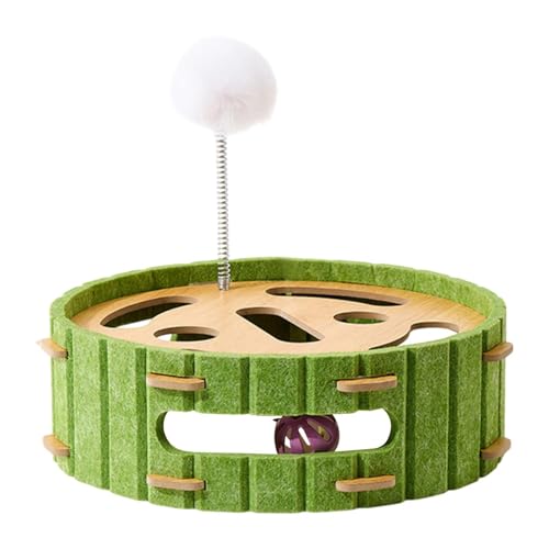 Colcolo Katzenkratzer Spielzeugkätzchen Lounge Mehrzweck Interaktives Box Rätsel Ball Track Cats Play Board für Indoor -Kätzchen Spielen, Runden Colcolo Katzenkratzer Spielzeugkätzchen Lounge Mehrzweck Interaktives Box Rätsel Ball Track Cats Play Board für Indoor -Kätzchen Spielen, Runden von Colcolo