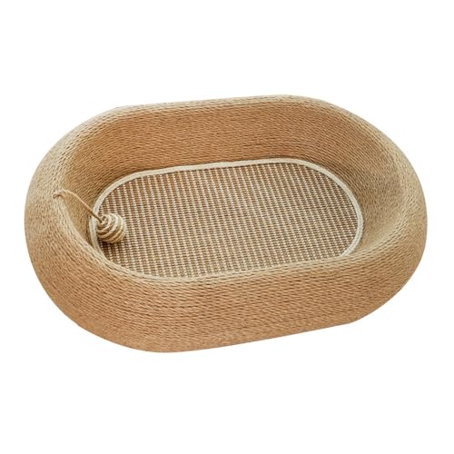 Colcolo Katzenkratzer mit Ball Anti Slip Kitten Kratzer, Nur Twine Seilmatte Colcolo Katzenkratzer mit Ball Anti Slip Kitten Kratzer, Nur Twine Seilmatte von Colcolo