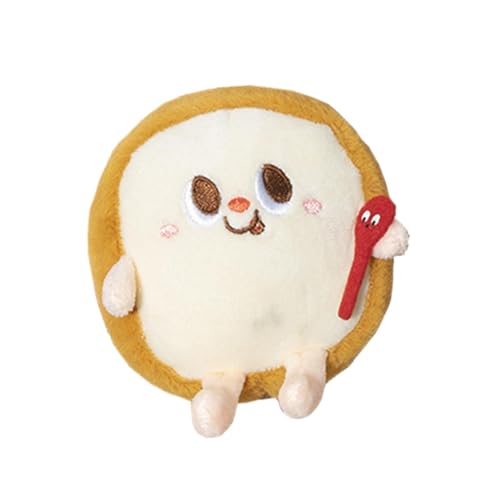 Colcolo Katzenminzenspielzeug für Hauskatzen, Plüschspielzeug, Trainingstraining für Hauskatzen, Cartoon-Design, bissfest, Kätzchen-Kauzubehör, Brot von Colcolo