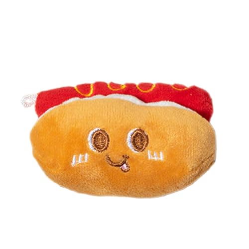 Colcolo Katzenminzenspielzeug für Hauskatzen, Plüschspielzeug, Trainingstraining für Hauskatzen, Cartoon-Design, bissfest, Kätzchen-Kauzubehör, Hotdog Colcolo Katzenminzenspielzeug für Hauskatzen, Plüschspielzeug, Trainingstraining für Hauskatzen, Cartoon-Design, bissfest, Kätzchen-Kauzubehör, Hotdog von Colcolo