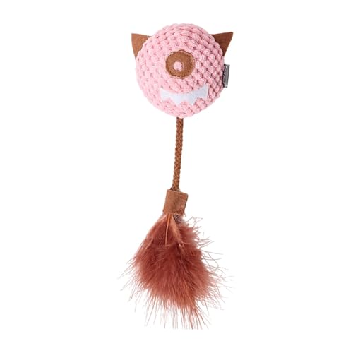 Colcolo Katzenminzenspielzeug für Katzen, Kätzchen-beißzubehör mit Glöckchen, lustiges Katzenfederspielzeug, unterhaltsames Kätzchenspielzeug zum Kauen und, ROSA Colcolo Katzenminzenspielzeug für Katzen, Kätzchen-beißzubehör mit Glöckchen, lustiges Katzenfederspielzeug, unterhaltsames Kätzchenspielzeug zum Kauen und, ROSA von Colcolo