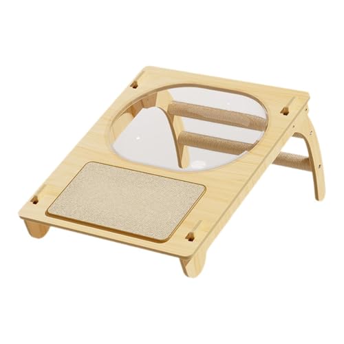 Colcolo Katzenrampe und gemütliche Nest-Katzenmöbel Anti-Kratzer Mehrzweck-Haustier-Raumschiff-Bettfenster Hängematte für Spielen von Spielkätzchen von Colcolo