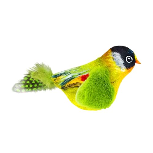 Colcolo Katzenspielzeug aus Plüsch, Vogel, zum Aufhängen an der Tür, Katzenplüschspielzeug, realistisches, lebensechtes, interaktives Katzenminzenspielzeug, GrÜn Colcolo Katzenspielzeug aus Plüsch, Vogel, zum Aufhängen an der Tür, Katzenplüschspielzeug, realistisches, lebensechtes, interaktives Katzenminzenspielzeug, GrÜn von Colcolo
