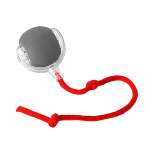 Colcolo Katzenspielzeugball, elektrisches Katzenspielzeug, verschleißfest, selbstspielend, automatisch, mit langem Schwanz, rollender Ball, Spielzeug für, Grau Colcolo Katzenspielzeugball, elektrisches Katzenspielzeug, verschleißfest, selbstspielend, automatisch, mit langem Schwanz, rollender Ball, Spielzeug für, Grau von Colcolo