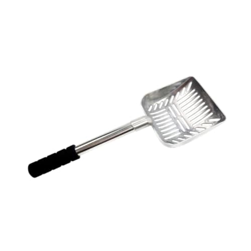 Colcolo Katzenstreu Schaufel Sifting Reptililabfall Dustpan Leichter Tiefschöpferkätzchen Abfallschugel für Kitty Pet Supplies, Schwarz Colcolo Katzenstreu Schaufel Sifting Reptililabfall Dustpan Leichter Tiefschöpferkätzchen Abfallschugel für Kitty Pet Supplies, Schwarz von Colcolo