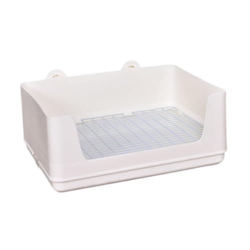 Colcolo Katzentoilette, Haustiertoilette, Töpfchen, Spritzschutz, Katzentoilette für Kleintiere, Weiß Colcolo Katzentoilette, Haustiertoilette, Töpfchen, Spritzschutz, Katzentoilette für Kleintiere, Weiß von Colcolo
