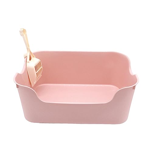 Colcolo Katzentoilette, Katzentoilette, Bettpfanne, erhöht, langlebig, für kleine, mittelgroße und große Katzen, auf Reisen, leicht zu reinigen, ROSA Colcolo Katzentoilette, Katzentoilette, Bettpfanne, erhöht, langlebig, für kleine, mittelgroße und große Katzen, auf Reisen, leicht zu reinigen, ROSA von Colcolo