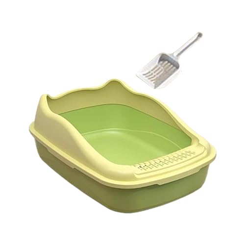 Colcolo Katzentoilette, Katzentoilette, Sandkasten, Kätzchentoilette, Haustierbedarf, Bettpfanne, Bettpfanne mit hohen Seiten, tragbar, halbgeschlossen, für, m Colcolo Katzentoilette, Katzentoilette, Sandkasten, Kätzchentoilette, Haustierbedarf, Bettpfanne, Bettpfanne mit hohen Seiten, tragbar, halbgeschlossen, für, m von Colcolo