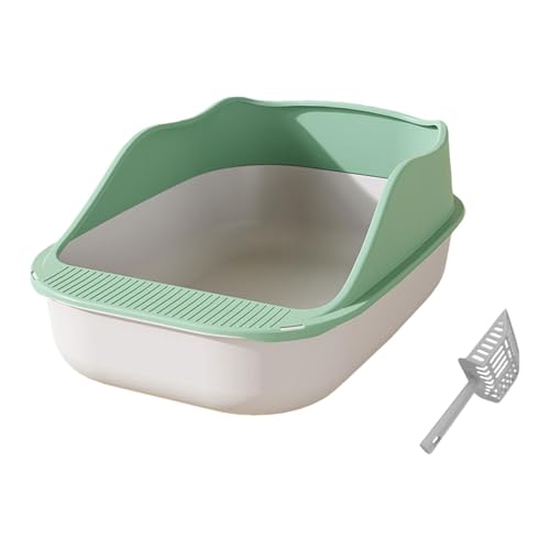 Colcolo Katzentoilette, Katzentoilette, einfache Reinigung, Heimtierbedarf, Katzentoilette, Katzenbettpfanne, halbgeschlossene Katzentoilette, Katzentoilette, GRÜN Colcolo Katzentoilette, Katzentoilette, einfache Reinigung, Heimtierbedarf, Katzentoilette, Katzenbettpfanne, halbgeschlossene Katzentoilette, Katzentoilette, GRÜN von Colcolo