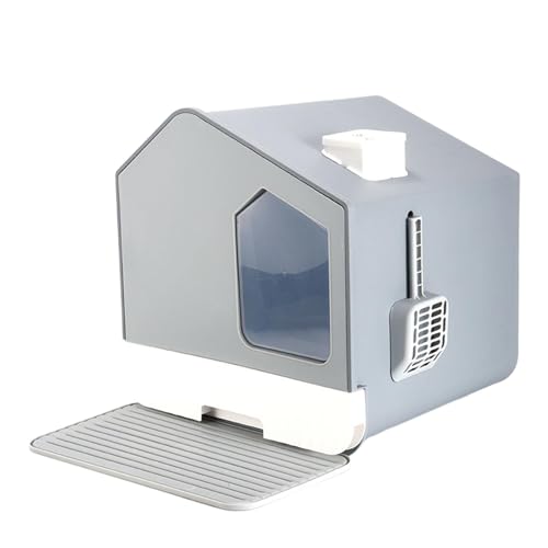 Colcolo Katzentoilette Katzenklo Katzenklo für Hauskatzen Spritzschutz Haustierbedarf Katzentoilette Geschlossene Katzentoilette Katzentoilette, Grau Colcolo Katzentoilette Katzenklo Katzenklo für Hauskatzen Spritzschutz Haustierbedarf Katzentoilette Geschlossene Katzentoilette Katzentoilette, Grau von Colcolo