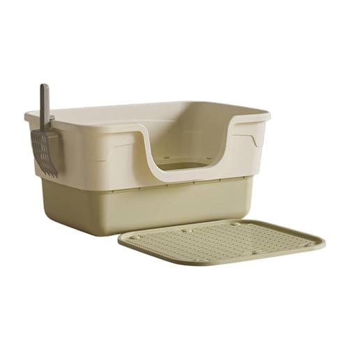 Colcolo Katzentoilette für Haustiere, Katzentoilette, Sandkasten mit Katzenstreumatte, waschbar, großer Platz, tragbare Katzentoilette, Katzentoilette, Grün Colcolo Katzentoilette für Haustiere, Katzentoilette, Sandkasten mit Katzenstreumatte, waschbar, großer Platz, tragbare Katzentoilette, Katzentoilette, Grün von Colcolo