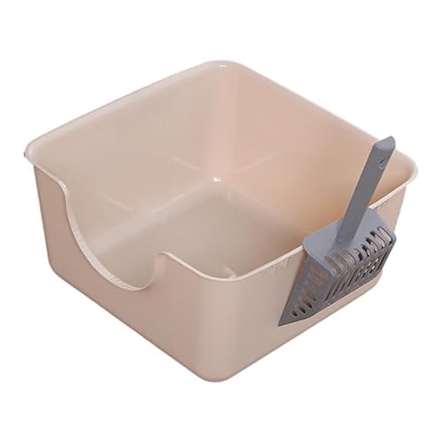Colcolo Katzentoilette in U-Form, vorne abgesenkt, Katzentoilette, Bettpfanne, glatt, langlebig, für alle Arten von Katzenstreu, Katzentoilette, Sandkasten, Kaffee Colcolo Katzentoilette in U-Form, vorne abgesenkt, Katzentoilette, Bettpfanne, glatt, langlebig, für alle Arten von Katzenstreu, Katzentoilette, Sandkasten, Kaffee von Colcolo