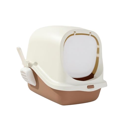 Colcolo Katzentoiletten mit Kapuze, Kätzchentoiletten für Hauskatzen, abgedeckt, große, vollständig geschlossene Katzentoilette mit Kapuze, Katzentoilette Colcolo Katzentoiletten mit Kapuze, Kätzchentoiletten für Hauskatzen, abgedeckt, große, vollständig geschlossene Katzentoilette mit Kapuze, Katzentoilette von Colcolo
