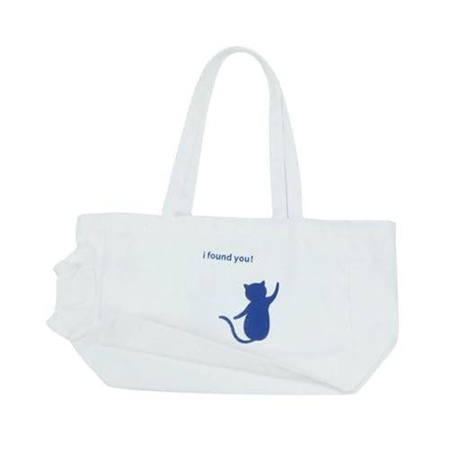 Colcolo Katzentragetasche mit weichen Seiten, Welpen-Outdoor-Handtasche, geräumig, atmungsaktiv, mit Kordelzugöffnung für kleine, mittelgroße und große Katzen von Colcolo