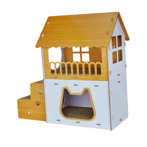 Colcolo Katzentreppe aus Wellpappe, extra großer Platz, Katzenmöbel, Kratzbrett für kleine, mittelgroße und große Katzen, Katzengeburtstag Colcolo Katzentreppe aus Wellpappe, extra großer Platz, Katzenmöbel, Kratzbrett für kleine, mittelgroße und große Katzen, Katzengeburtstag von Colcolo
