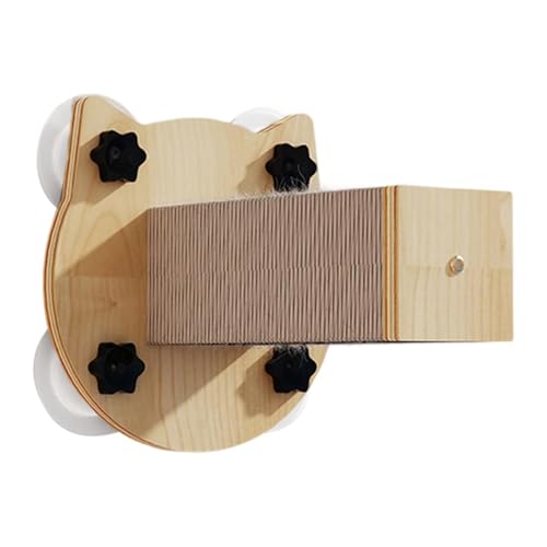 Colcolo Katzenwandstufe, Wandkratzbaum, Sitzstange, Zubehör, Möbel schützen, Kletterstufe, Katzenbedarf zum Krallenschleifen, Katzenkopfform von Colcolo