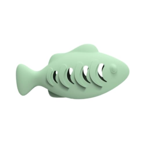 Colcolo Kauspielzeug für Katzen aus mit Fischmotiv, Kickerspielzeug aus lebensmittelechtem, GrÜn Colcolo Kauspielzeug für Katzen aus mit Fischmotiv, Kickerspielzeug aus lebensmittelechtem, GrÜn von Colcolo