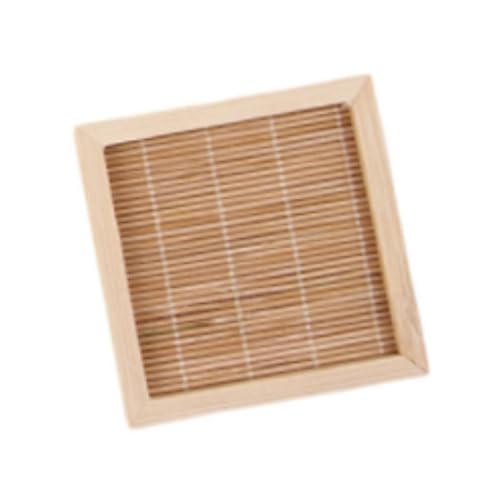 Colcolo Kleine Tiere Kühlmatte Habitatdekor Bambus Glatte Sommer Haustiergeschenke Bequeme Meerschweinchenkühlung Schlafpolster Kissen Kissen, 7.5 cm X 7.5 cm von Colcolo