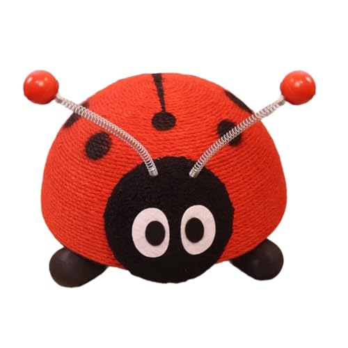 Colcolo Kratzball für Katzen, Kratzpad, stabil, bequem, Möbelschutz, süßer Kratzbaum für Kätzchen, Marienkäfer Colcolo Kratzball für Katzen, Kratzpad, stabil, bequem, Möbelschutz, süßer Kratzbaum für Kätzchen, Marienkäfer von Colcolo