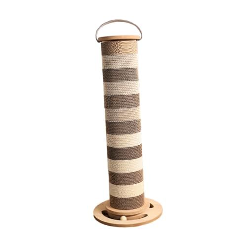 Colcolo Kratzbaum für Katzen, Katzenkratzbaum, vertikal für Kätzchen, Erwachsene Katzen, interaktives Katzenspielzeug mit Schleifklauen, Katzenspielzeug, Runden, L Colcolo Kratzbaum für Katzen, Katzenkratzbaum, vertikal für Kätzchen, Erwachsene Katzen, interaktives Katzenspielzeug mit Schleifklauen, Katzenspielzeug, Runden, L von Colcolo