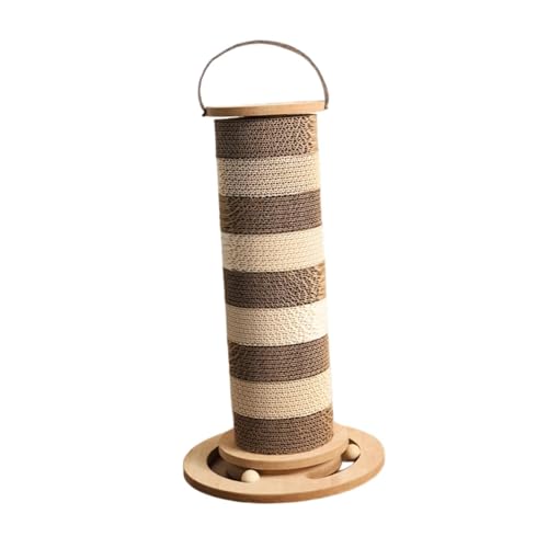 Colcolo Kratzbaum für Katzen, Katzenkratzbaum, vertikal für Kätzchen, Erwachsene Katzen, interaktives Katzenspielzeug mit Schleifklauen, Katzenspielzeug, Runden, S Colcolo Kratzbaum für Katzen, Katzenkratzbaum, vertikal für Kätzchen, Erwachsene Katzen, interaktives Katzenspielzeug mit Schleifklauen, Katzenspielzeug, Runden, S von Colcolo