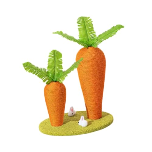 Colcolo Kratzbaum für Katzen, Spielzeug, Katzenbaum, Karottenform, multifunktional, großes Katzenspielzeug, Kratzbaum für Übungen für Katzen und Kätzchen im Colcolo Kratzbaum für Katzen, Spielzeug, Katzenbaum, Karottenform, multifunktional, großes Katzenspielzeug, Kratzbaum für Übungen für Katzen und Kätzchen im von Colcolo