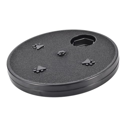 Colcolo Kratzbrett für Hunde, Krallen, Nagelbrett, tragbar, rund, zum Schleifen von Krallen, langsames Füttern mit Leckerli-Box, sanfter Nagelschneider für, Schwarz Colcolo Kratzbrett für Hunde, Krallen, Nagelbrett, tragbar, rund, zum Schleifen von Krallen, langsames Füttern mit Leckerli-Box, sanfter Nagelschneider für, Schwarz von Colcolo