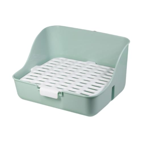 Colcolo Meerschweinchen -Müll -Koffer, Ecke Töpfchen kleines Tier Haustier Accessoires, Meerschweinchen -Töpfchen -Tablett -Toilette, GrÜn Colcolo Meerschweinchen -Müll -Koffer, Ecke Töpfchen kleines Tier Haustier Accessoires, Meerschweinchen -Töpfchen -Tablett -Toilette, GrÜn von Colcolo