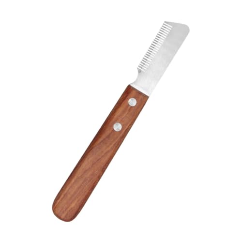 Colcolo Metall Kammhund Haarmesser Holzgriff tragbare Metall Demating Comb Pet Pet Peting Comm für Hunde Langhaar Haustiere, Rechte Hand Colcolo Metall Kammhund Haarmesser Holzgriff tragbare Metall Demating Comb Pet Pet Peting Comm für Hunde Langhaar Haustiere, Rechte Hand von Colcolo