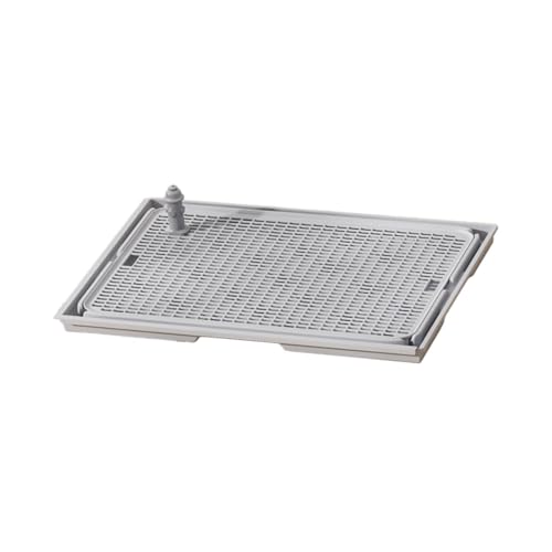 Colcolo Pee Dog Toiletten-Trainings-Töpfchen-Tablett, wiederverwendbarer Haustier-Trainings-Pad-Halter, Hellgrau Colcolo Pee Dog Toiletten-Trainings-Töpfchen-Tablett, wiederverwendbarer Haustier-Trainings-Pad-Halter, Hellgrau von Colcolo