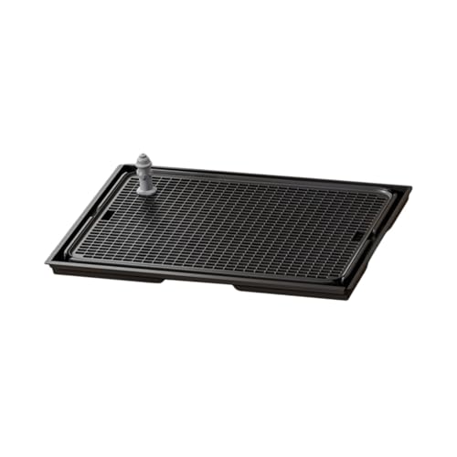 Colcolo Pee Dog Toiletten-Trainings-Töpfchen-Tablett, wiederverwendbarer Haustier-Trainings-Pad-Halter, Schwarz Colcolo Pee Dog Toiletten-Trainings-Töpfchen-Tablett, wiederverwendbarer Haustier-Trainings-Pad-Halter, Schwarz von Colcolo