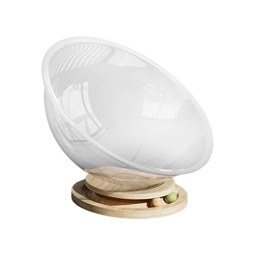 Colcolo Raumkapsel Katzenbett Indoor Katzen Hängematte Massivholzständer Katzenmöbel Haustierzubehör Transparentes Katzenhaus-Set für Kätzchen, XL Colcolo Raumkapsel Katzenbett Indoor Katzen Hängematte Massivholzständer Katzenmöbel Haustierzubehör Transparentes Katzenhaus-Set für Kätzchen, XL von Colcolo