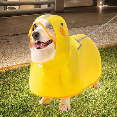 Colcolo Regenmantel für Hunde, Regenjacke mit Kapuze, wasserdichte Regenjacke für Welpen, leichte Haustierkleidung, Regenponcho für kleine Hunde, S Colcolo Regenmantel für Hunde, Regenjacke mit Kapuze, wasserdichte Regenjacke für Welpen, leichte Haustierkleidung, Regenponcho für kleine Hunde, S von Colcolo
