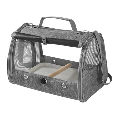 Colcolo -Reiseträger, Reisekäfig, durchsichtiges Fenster für Nymphensittiche mit Ständer, Sitzstange, Transport für kleine und mittelgroße Vögel, Colcolo -Reiseträger, Reisekäfig, durchsichtiges Fenster für Nymphensittiche mit Ständer, Sitzstange, Transport für kleine und mittelgroße Vögel, von Colcolo