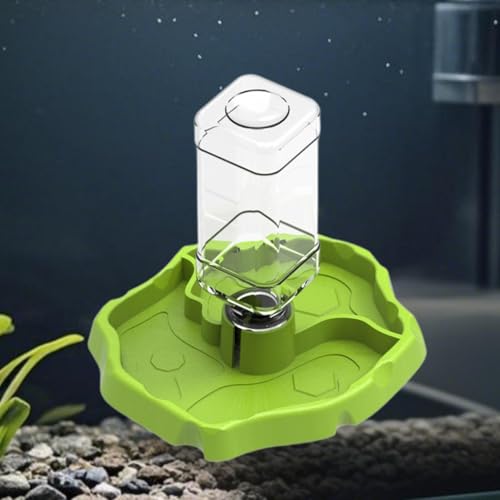 Colcolo Reptilien-Wasserschale Reptilien-Fütterungswasserbecken Automatischer Spender Amphibien-Trinkschale, Fruchtgrün Colcolo Reptilien-Wasserschale Reptilien-Fütterungswasserbecken Automatischer Spender Amphibien-Trinkschale, Fruchtgrün von Colcolo